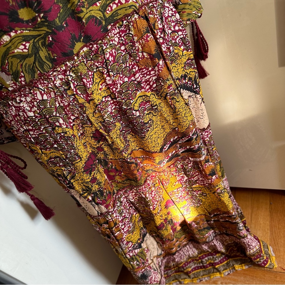 NWT Anthropologie RAGA Fleri Tiered Maxi Dress sz M - Picture 9 of 15